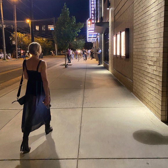 Free People Madeline Dotted Slip Midi Dress - Picture 6 of 8